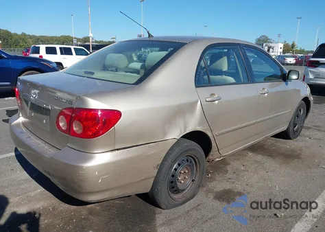 2007 Toyota Corolla Le z USA, uszkodzony, nr VIN 2T1BR32EX7C853773